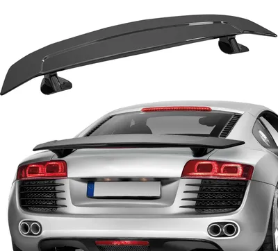 Productafbeelding van VEVOR GT-vleugel, universele achterspoiler van 46,3 inch, compatibel met de meeste sedans en coupés, gemaakt van hoogwaardig ABS-materiaal, auto-achterspoiler, race-spoiler, BGW/JDM-stijl, glanzend zwart