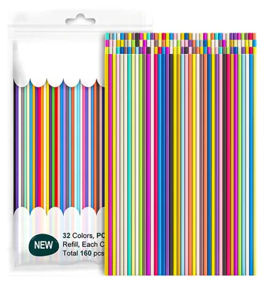 3D-Pen-Filament, 32 Farben, 160 Stück, PCL, für 3Doodler Start+