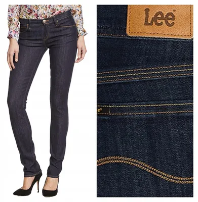 Obrázek produktu pro Lee | Dámské džíny Jade Denim, úzký střih, vysoký pas, klasický model, velikost W27, délka L33