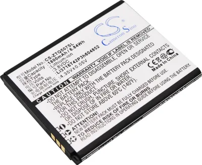 Produktbild von TECHTEK Akku Kompatibel mit [Brondi] Luxury 5, für [ZTE] Q507T Ersetzt Li3716T42P3h604852