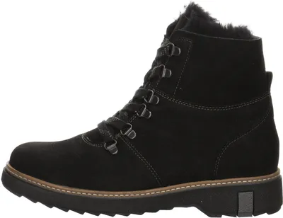 Produktbild von Waldläufer Hitomi 15 Damenschuhe Stiefeletten Schnürer Stiefel Schwarz Freizeit
