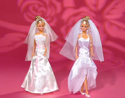 Produktbild von Simba Steffi Love WEDDING Braut Kleid Hochzeit weiß Krone Reif Ankleidepuppe