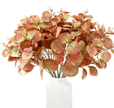 Image de 50 fleurs artificielles, plantes artificielles, fleurs artificielles pour l'extérieur, pour la maison et le jardin