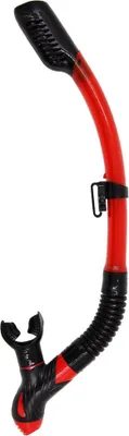 Immagine prodotto di WHALE sport acquatici in silicone nuoto, immersioni, snorkeling, tubo di respirazione a secco (rosso)