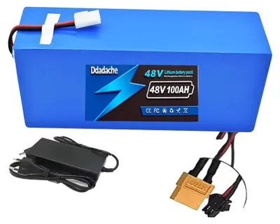 Obrázok produktu pre Lítiová batéria, kapacita 100 Ah, inteligentný systém riadenia batérie (BMS), nabíjačka XT60-SM, model X1