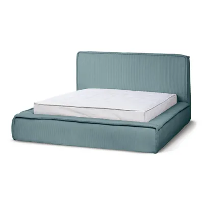 Image de Lit rembourré avec rangement Gryby 120x200 - Lit rembourré Midas + rangement + cadre