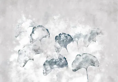 Produktbild von Vlies Fototapete Blumen 400x280 cmTapeten Wandtapete XXL Abstrakt Pflanzenmotiv wie gemalt b-A-10041-a-a