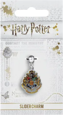 Image de Carat Shop, The Harry Potter Pendentif Hogwarts Crest (argenté) CRTHP0026