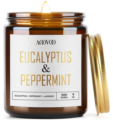 Immagine prodotto di Candela profumata - Eucalipto e menta - 259 grammi