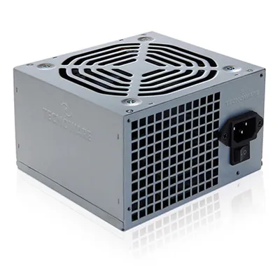 A computer power supply unit on a white background.