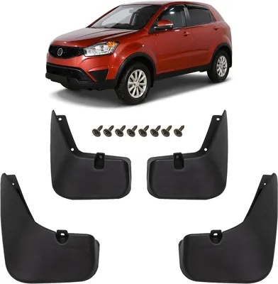 Produktbild von Schmutzfänger 4er-Set passend für SsangYong KORANDO III 2010-2017