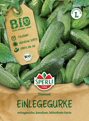 Produktbild von SPERLI  Einlegegurkensamen F1 Diamant Cucumis sativus 10 Pflanzen