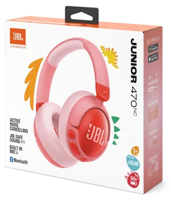 Produktbild von JBL Junior 470 NC, Kabellose Over-Ear Bluetooth-Kopfhörer mit Active-Noise-Cance