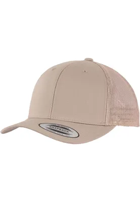 Produktbild von FLEXFIT 6606 | Retro Trucker Cap / Kappe / Mütze / Hut - Farbe: Khaki - Größe: One Size