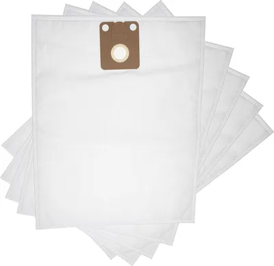 Produktbild von vhbw 5x Staubbeutel kompatibel mit Nilfisk VP300 R, VP700, VP500, VP400, VP300 HEPA Staubsauger - 42,5cm x 27cm Weiß