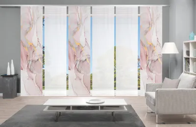 Produktbild von MARMOSA Schiebegardine, halbtransparent, Bambusoptik, 260x60 cm