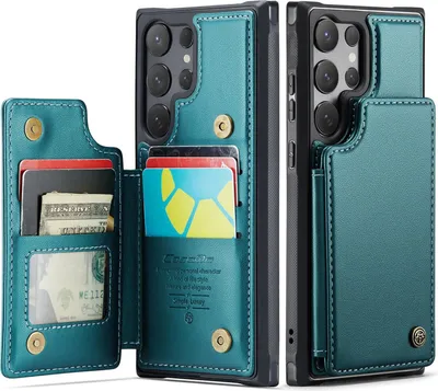 Produktbild von Samsung Galaxy S26 Ultra Hülle - CaseMe C22 Back Cover mit Kartenfach - Grün