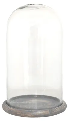Productafbeelding van Clayre & Eef klok, diameter 17x29 cm, glas