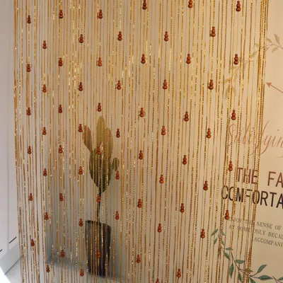 Produktbild von Tür-Fadenvorhang, Tür-Perlenvorhänge, hängende Raumteiler,100 × 200cm