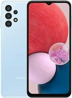 Produktbild von Samsung Galaxy A13 Smartphone, 128 GB, 4 GB RAM, 6,5 Zoll, Blau, 5G, Dual-SIM, Android 12, 90 Hz, 5000 mAh, EU-Stecker, 220V