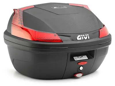 Produktbild von GIVI B37N Blade Monolock Topcase mit Platte, schwarz/rot, 37 Ltr.