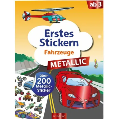 Image de Erstes Stickern Metallic - Fahrzeuge