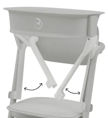 Produktbild von Cybex Lemo Hochstuhl inkl. Learning Tower / Lernturm-Aufsatz, Farbe:Suede Grey