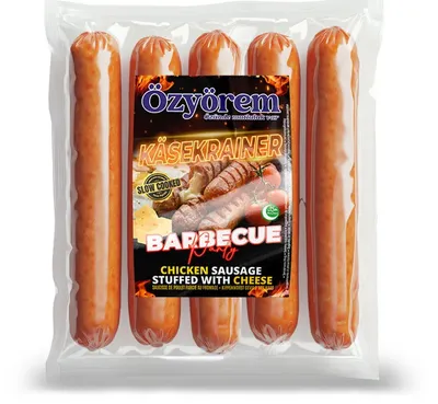 Produktbild von Özyörem Halal Käsekrainer 1 kg – Würzige Sosis mit Käse