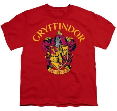 Immagine prodotto di Harry Potter - T-shirt per bambini, cotone filato ad anello, modello TV36907 (taglia 140-146) (rosso)