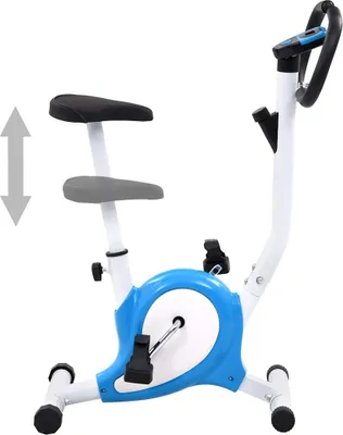 Obrázok produktu pre vidaXL Cvičebný bicykel s remeňovým pohonom Blue