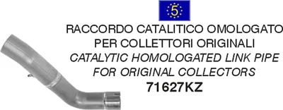 Immagine prodotto di Raccordo catalitico ARROW collettore originale per Aprilia