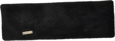 Seeberger Kunstfell Stirnband in schwarz