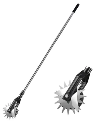 Immagine prodotto di Tagliabordi manuale in acciaio inossidabile con manico regolabile (78-148 cm)