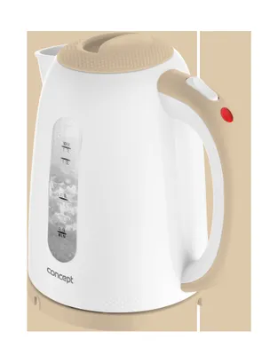 Produktbild von Concept RK2331 Wasserkocher 1 7 l 2200 W Beige Weiß