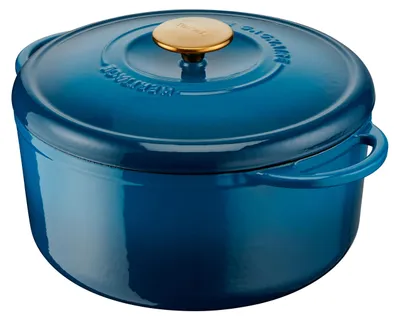 Productafbeelding van Tefal Pierre Gagnaire Heritage braadpan/stoofpan, 25 cm, blauw