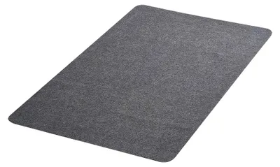 Produktbild von Bodenschutzmatte für Hartböden (1396 x 897 mm) rutschfeste Stuhlmatte für Bürostühle, Teppich für Rollstühle, sanftes Gleiten unter dem Schreibtischteppich für das Heimbüro (Dunkelgrau)