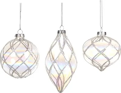 Produktbild von Goodwill Weihnachtskugel Glas D 8 cm Voordeelass. Von 2 x 3 Stück