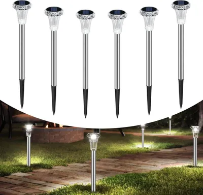 Produktbild von EUGAD Solarlampen für Außen, IP65 Wasserdicht Solarleuchten Garten, Weiß