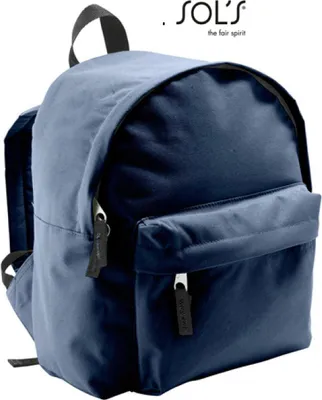 Produktbild von SOLs Bags 70101 | Kinder Rucksack Rider | 12 x 25 x 30 cm - Farbe: French Navy - Größe: 12 x 25 x 30 cm