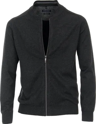 Produktbild von CasaModa Übergrößen Strickjacke anthrazit melange