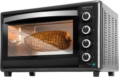 Immagine prodotto di CECOTEC FORNO BAKE&TOAST 6090 BLACK GYRO 60LT, 2300W, 360°, 12 funzioni, + Girarrosto