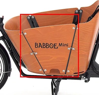 Zdjęcie produktu dla Panel boczny Babboe do modelu Mini, lewy, drewniany