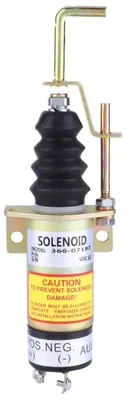 Magnetventil 366-07197, 12V, Kraftstoffabsperrmagnet für Generatoren