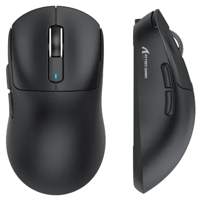 Zdjęcie produktu dla Attack Shark X3 mysz do gier, bezprzewodowa, 26000 DPI, PixArt PAW3395, czarny