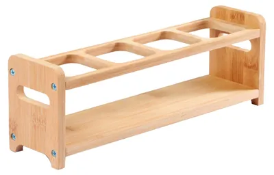 Produktbild von Holzablage für Gewürzflaschen – mit 4 Ablageflächen