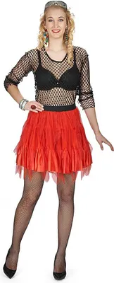 Produktbild von 80er Neon Petticoat rot