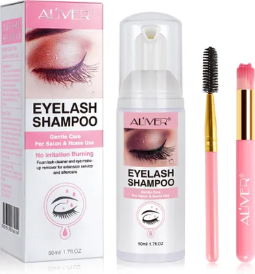 Produktbild von Wimpernshampoo Schaumreiniger Wimpern Reiniger Cleanser Wimpernverlängerung Set