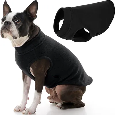 Produktbild von Gooby Hundepullover Stretch Fleece Vest - Schwarz X-Large