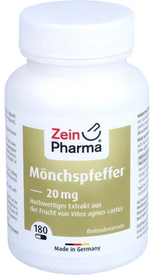 Produktbild von ZeinPharma Mönchspfeffer 20 mg Kapseln, 180 St. Kapseln