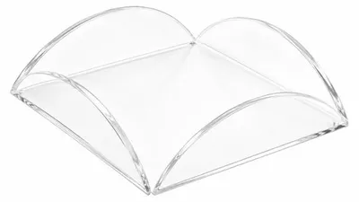 Produktbild von Handtuchhalter aus Acryl, 19,1 × 19,1 × 5 cm